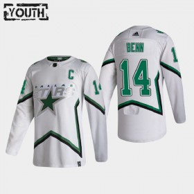 Dallas Stars Jamie Benn 14 2020-21 Reverse Retro Authentic Shirt - Kinderen